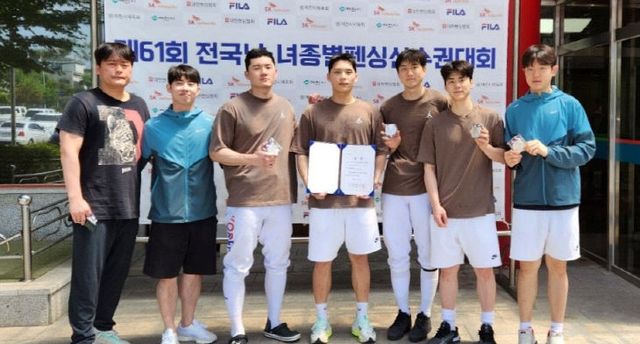 광주시청 펜싱팀, 전국종별선수권대회 단체·개인전 준우승