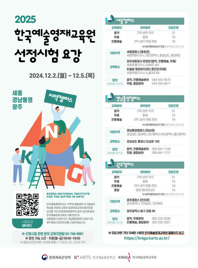 예술영재교육원 모집