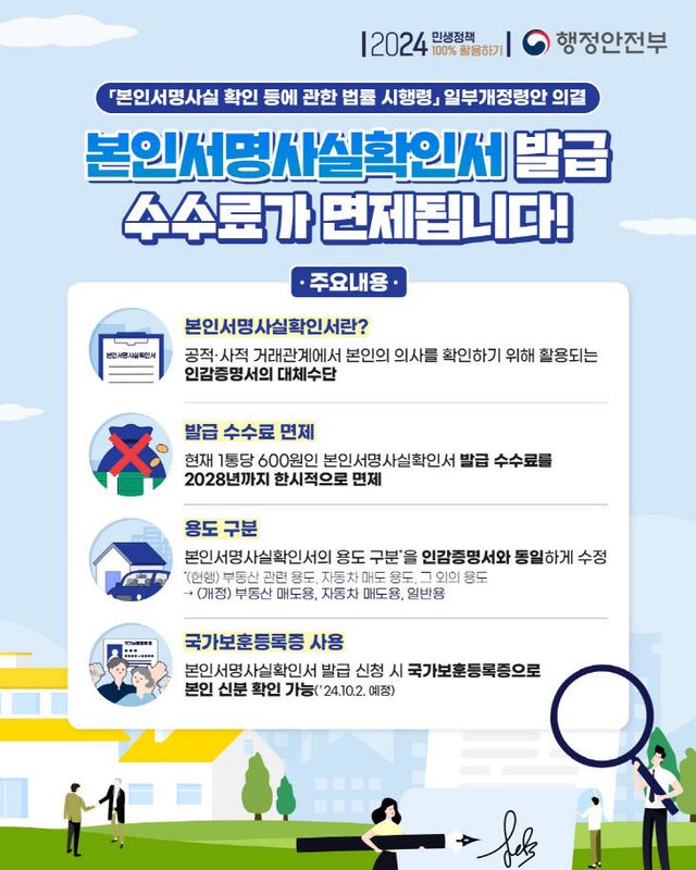 01-여주시, 인감증명서 대신 본인서명사실확인서