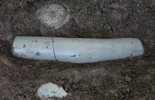 문화유산- 강진 청자(발굴당시)