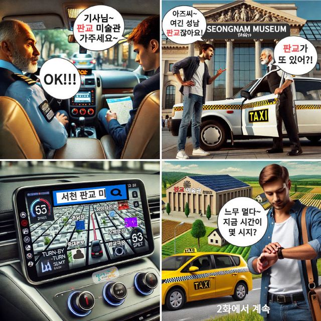 AI를 활용한 군정홍보 화면