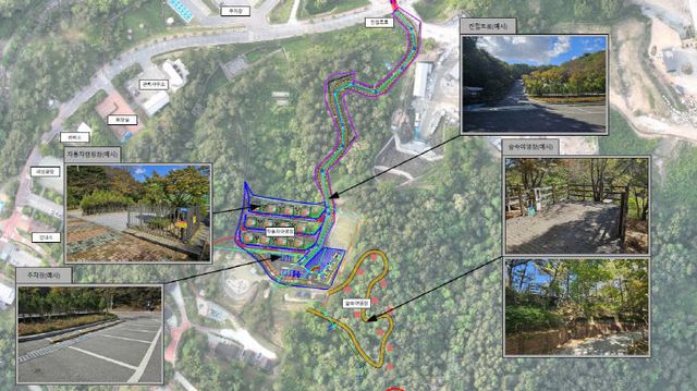 2.야영장 조성 계획도