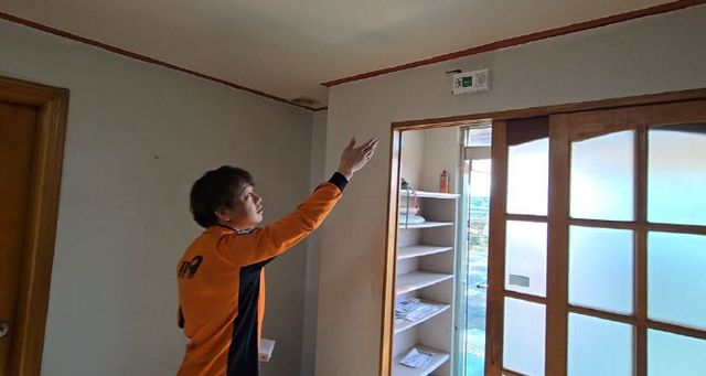 불빛피난유도장치 설치 사진