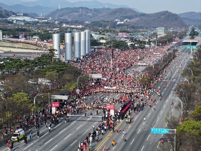 2024 대구마라톤대회 행사 모습