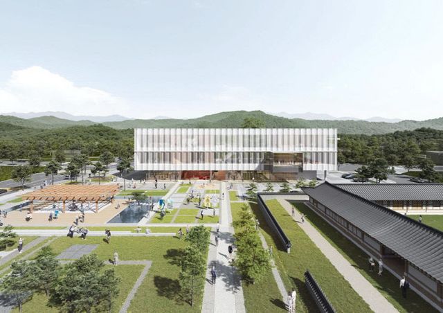 사진2) 옥천군립박물관 조감도