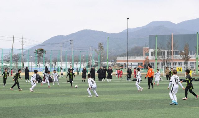 거창군 전지훈련 방문