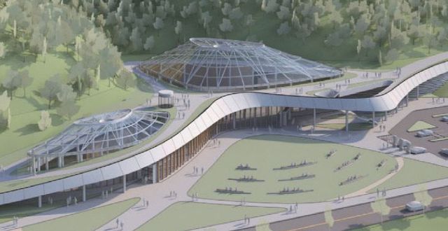 보도 1) 관광형 스마트팜카페 조감도(안)