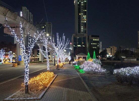 의정부시, 희망과 별빛으로 물든 '별빛정원' 조성