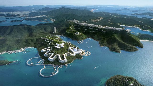 통영시, 국내 제1호 관광형 기회발전특구 지정 조감도