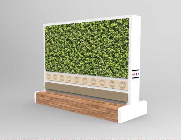 미세먼지 저감벤치 예시