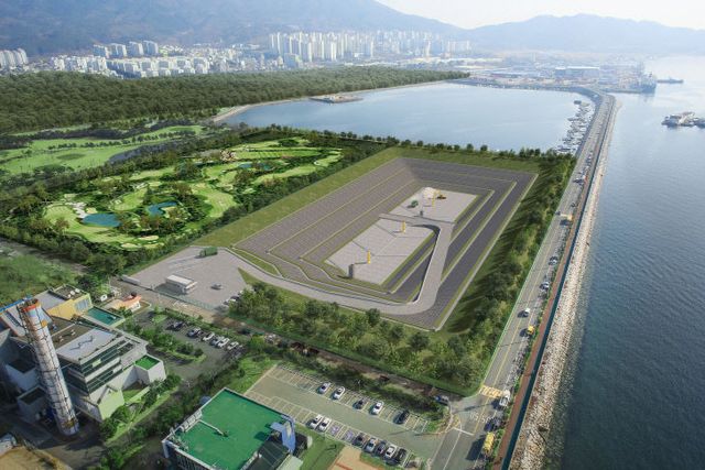 덕산생활폐기물매립장 3공구 조성사업 조감도