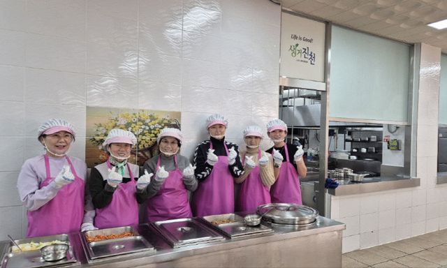 여성의용소방대 봉사활동 사진