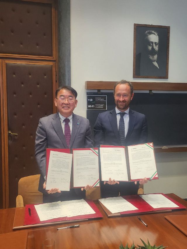 이탈리아 국립연구위원회와 협력의향서 체결