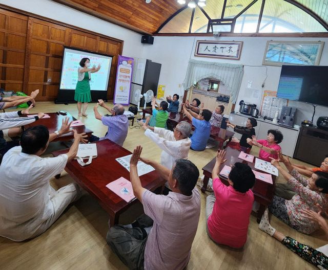 치매예방교실 운영 사진