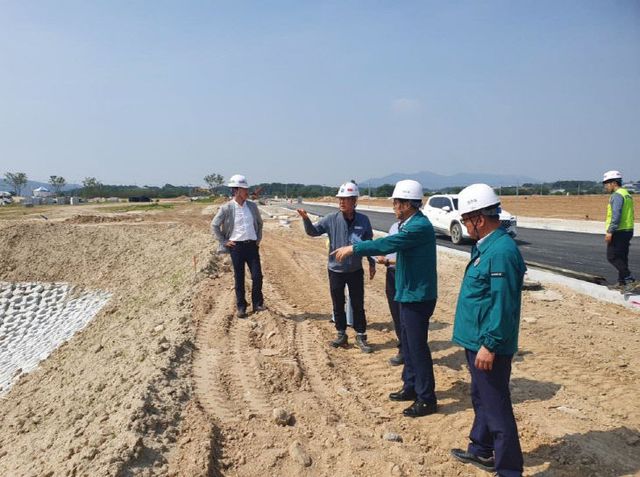 충북경제자유구역청, 여름철 우기 대비 건설현장 안전점검2