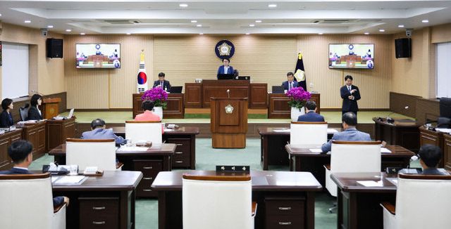 청양군의회 제300회 제1차 정례회 폐회