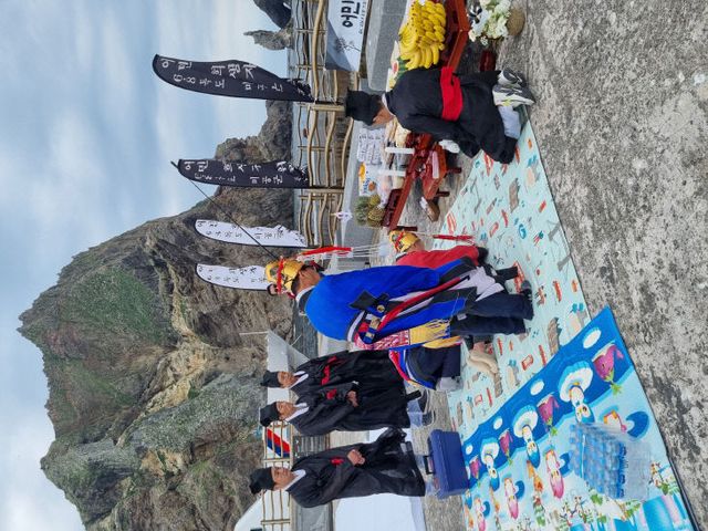 6·8 독도 美공군 폭격 사건 어민 위령제 거행 (2)