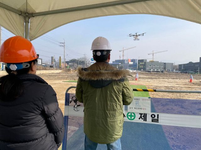 드론 자격증 취득 교육생 모집(2)_교육생 연습 사진