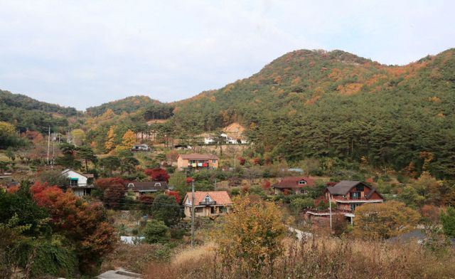 산청군 귀농 전원 마을 방목 어천마을 전경 1-1