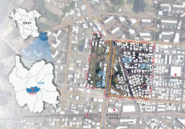 금산읍 상리지구 뉴빌리지 사업