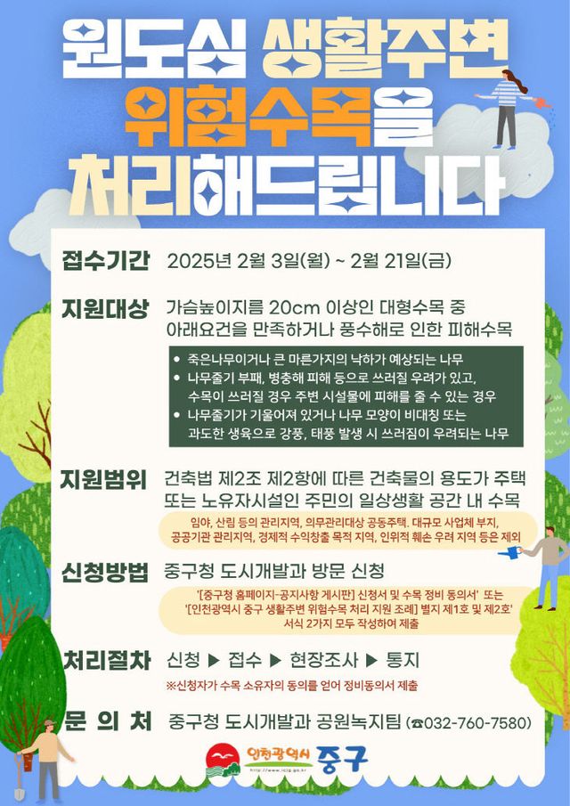 5-1 홍보물 (생활주변 위험수목 처리지원사업 포스터)