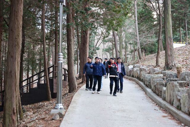 이상근 고성군수, 고성갈모봉 자연휴양림 공사현장 방문