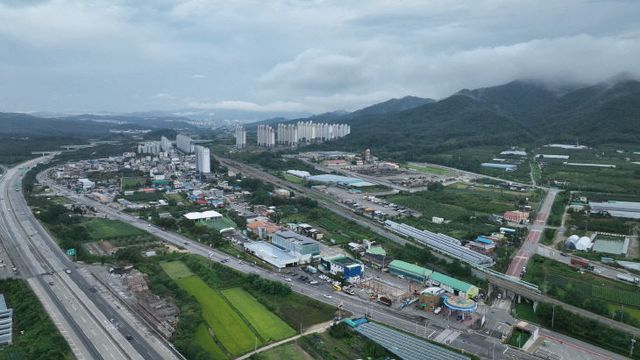 아포읍 전경(드론)