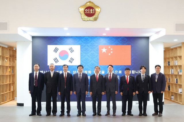 중국_다렌시_인민대표회의_상무위원회_대표단_