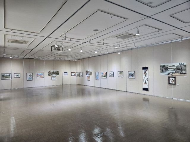 동두천 자유수호평화박물관, 기획전시실에서 한백회 회원전