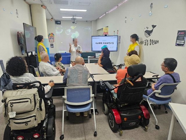 양주시 보건소 치매안심센터, 장애인 치매예방교실 성황리 운영