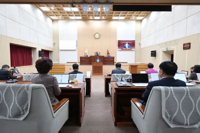 임시회 개회 사진