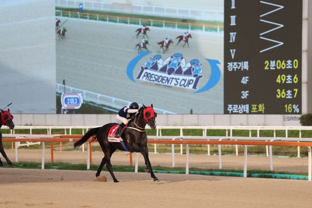 한국마사회, 대통령배(G1) 우승 ‘스피드영’
