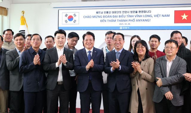 최대호 안양시장, ‘베트남 빈롱성’ 인민위원회 위원장 접견