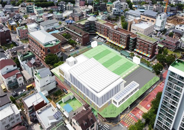 엄사초 학교복합시설 조감도