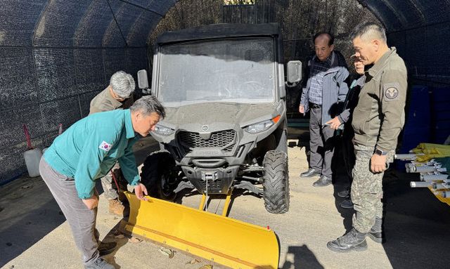 보산동 행정복지센터, 걸산마을 겨울철 재난 대비 사전 점검 실