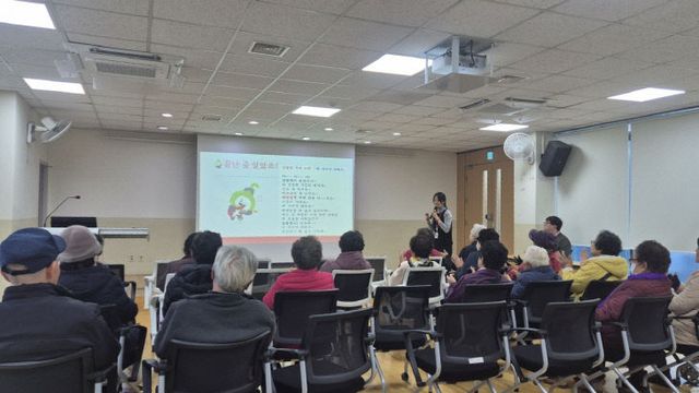 동두천시보건소, 감염병고위험군 대상 동절기 감염병 예방교육