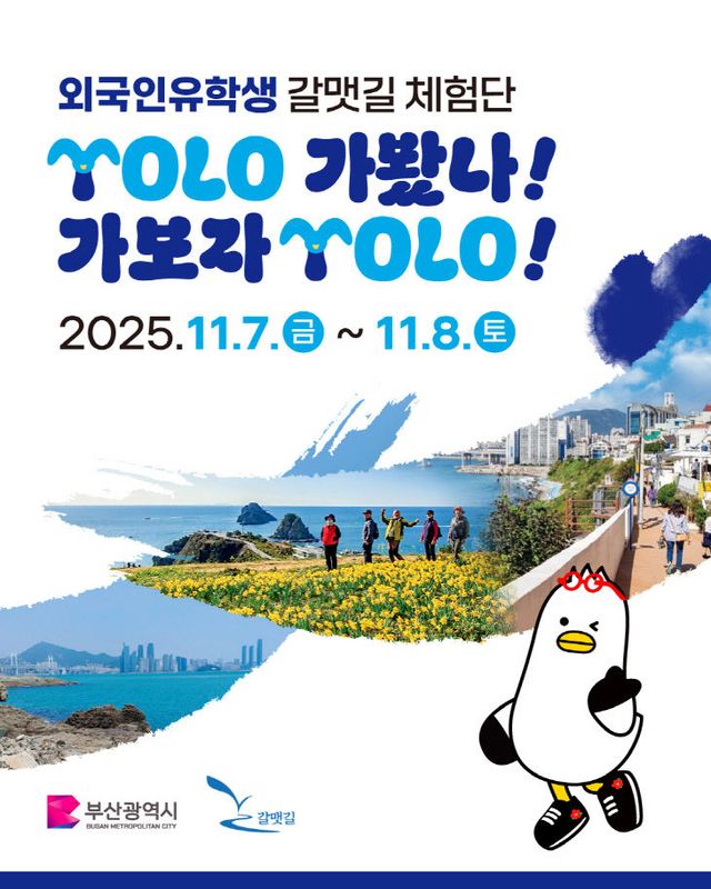 외국인 갈맷길 체험단 카드 뉴스