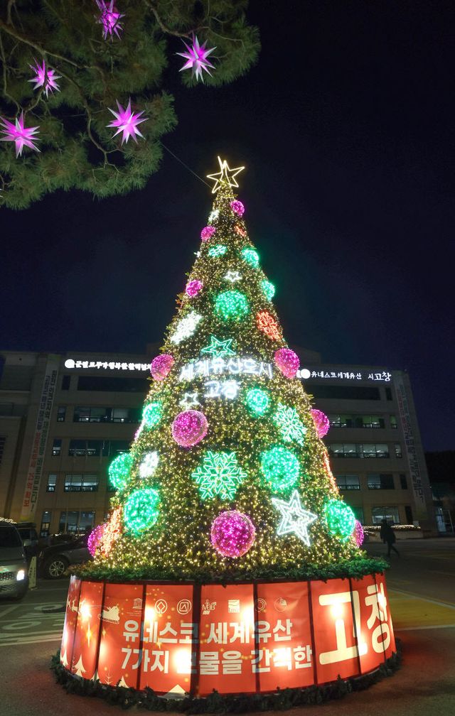고창군 청사 경관조명 점등식(1)