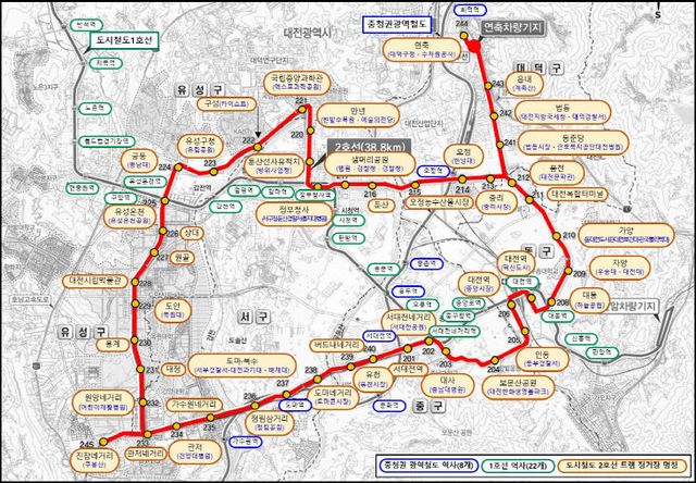 1. 도시철도 2호선 45개 트램 정거장 이름 나왔다-정거장현황