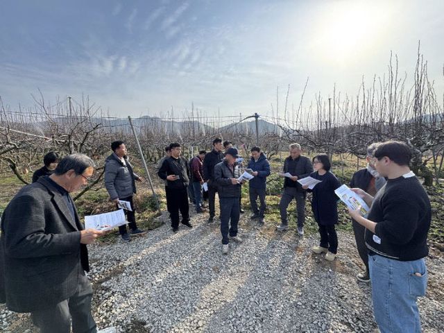 정읍 배 농가, 스마트 방제로 경쟁력 높인다