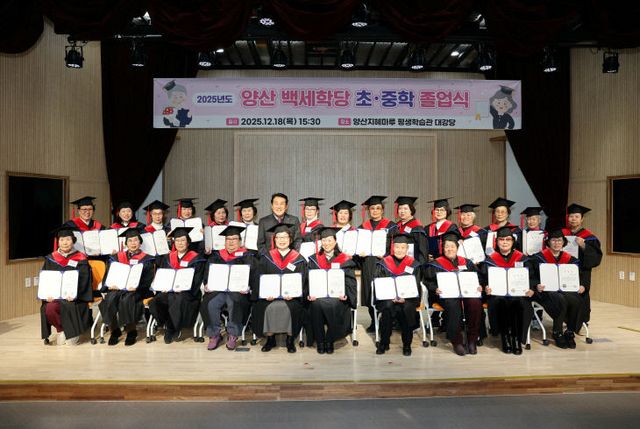 백세학당 졸업식(중등)