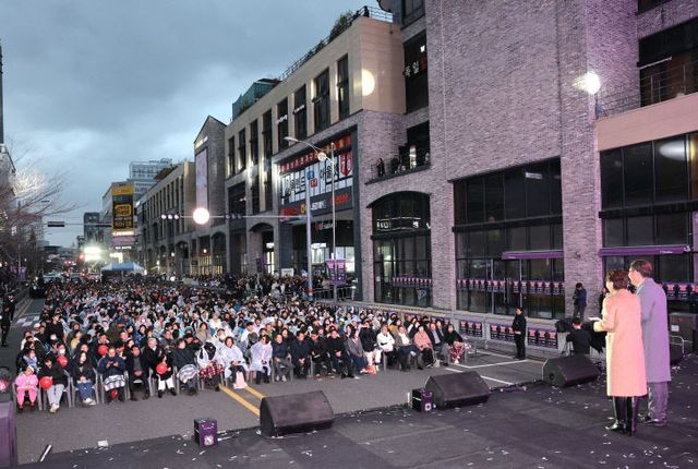 온골목온기페스티벌 사진(객석 및 상가)