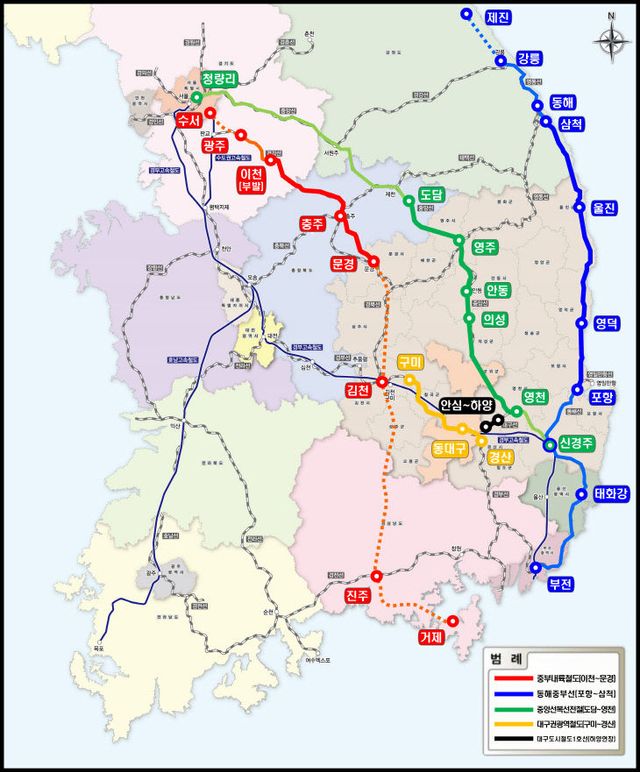 4._철도노선도(개통_5개_노선)