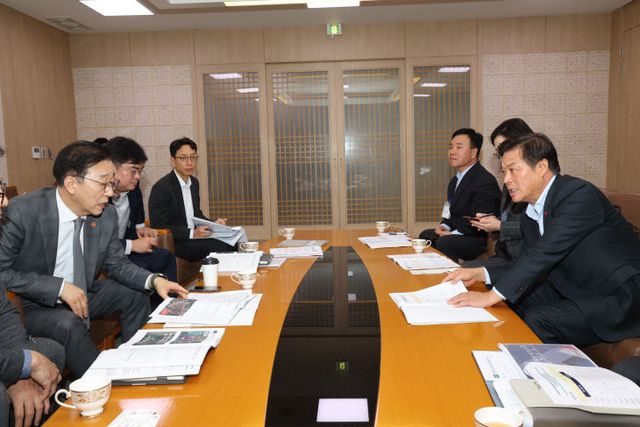 국토교통부 장관 면담으로 6대 핵심사업 탄력