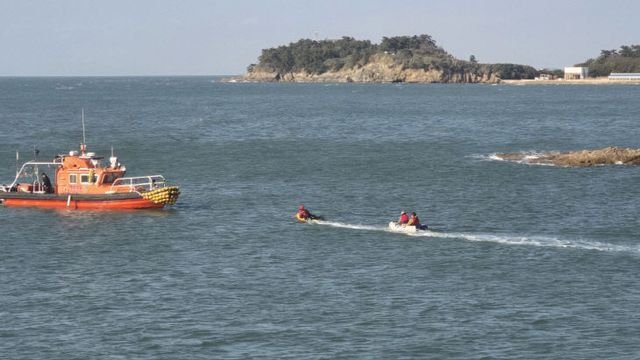 부안해경,채석강 고립자 구조3