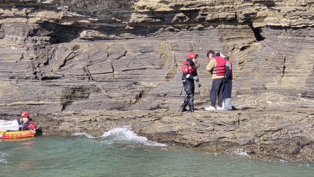 부안해경,채석강 고립자 구조2
