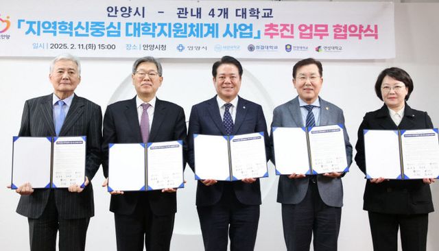 안양시, 지역혁신중심 대학지원체계 사업 추진