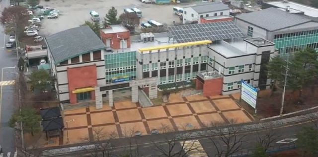 산림복지 나눔숲을 조성 예정인 괴산군 노인복지관 부지