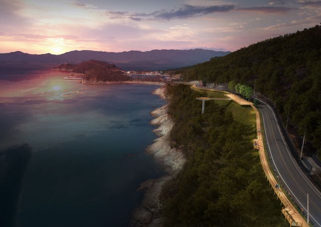 완도군 가리포 노을길 조성 사업 조감도