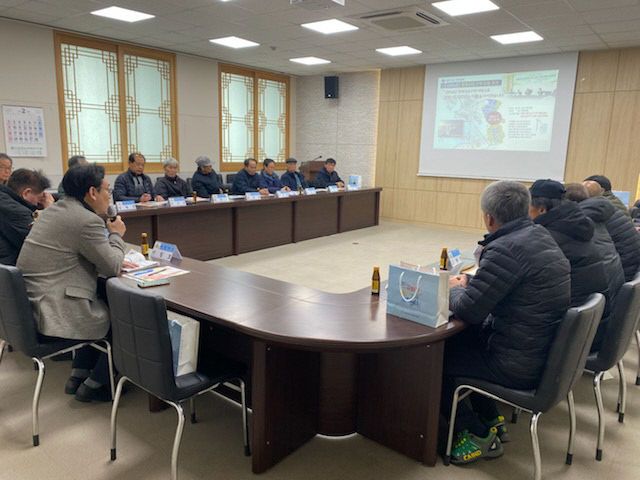 하점면 이장단 군정 주요사업 설명회 개최